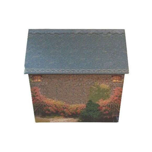Thomas Kinkade Country Cottage House Keepsake Box Jewlery Storage No Stationary - Picture 3 of 16